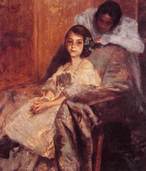 William Merritt Chase : Dorothy and Her Sister II